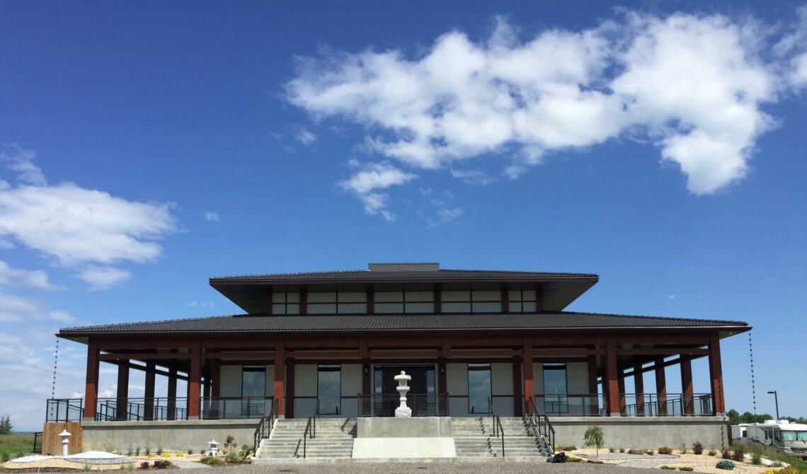 Modern building under a blue sky