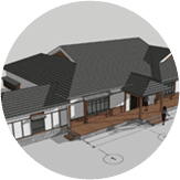 3D model of a residential building